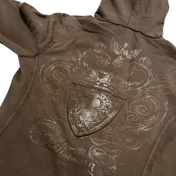 Billabong Y2K Regency Brown Distressed Jacket - Picture 4 of 8